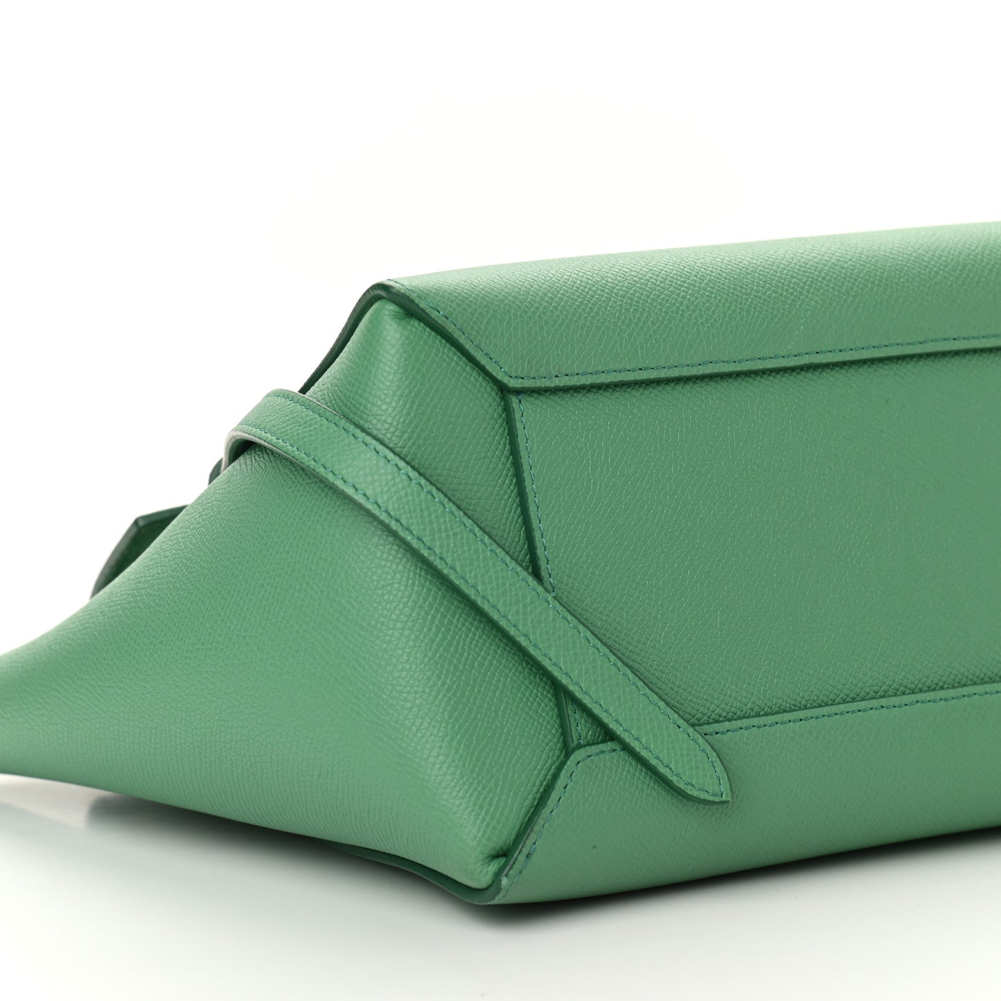 Grained Calfskin Micro Belt Bag Pop Green