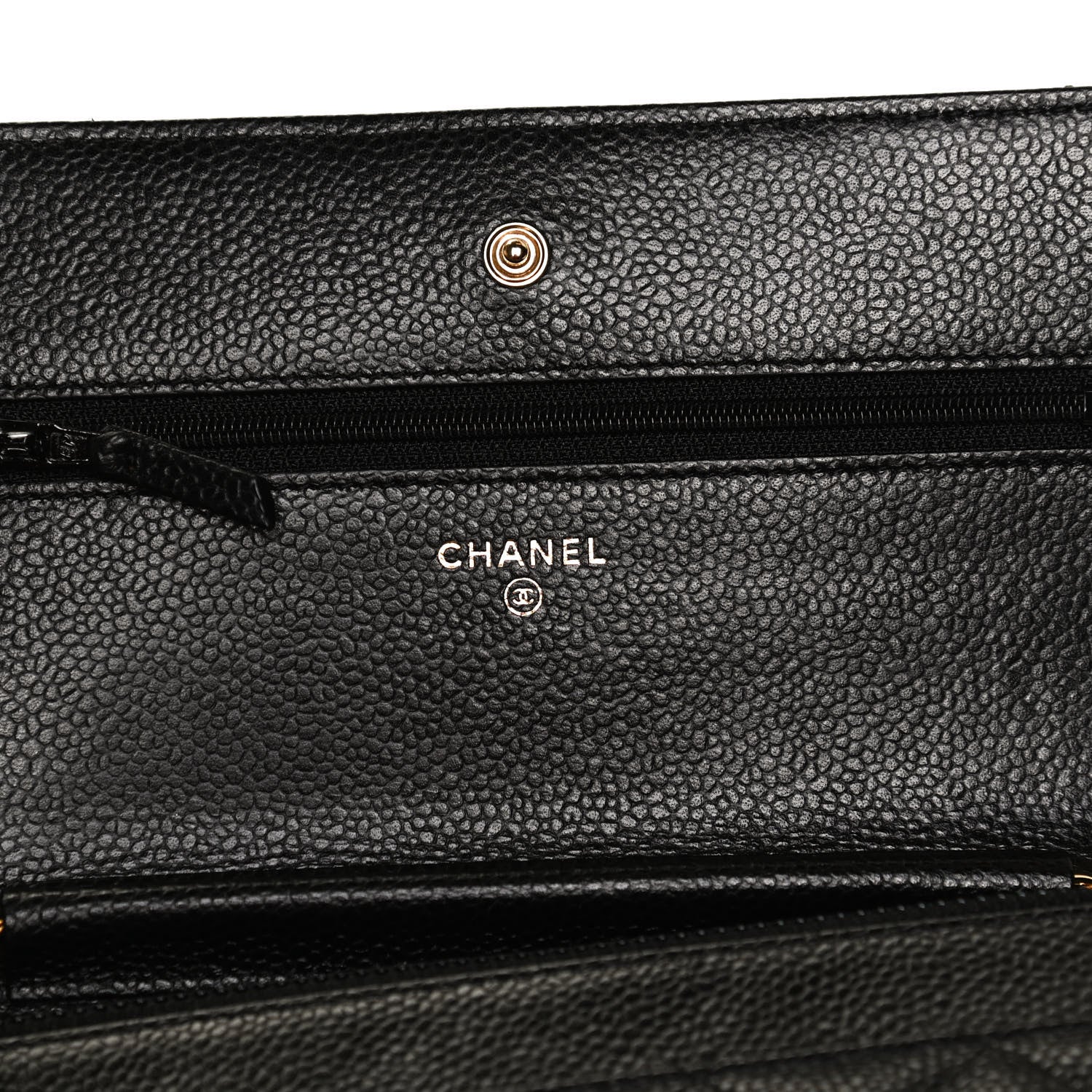 Chanel Caviar Quilted Wallet On Chain WOC Black 5 of 12