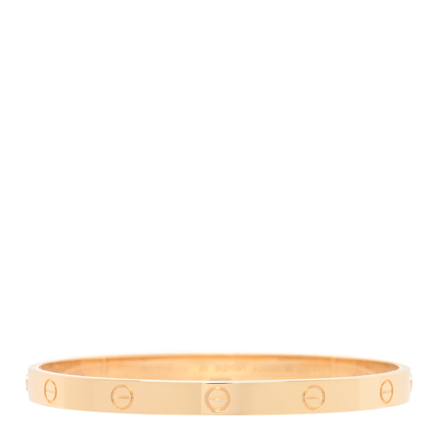 18K Yellow Gold LOVE Bracelet 20