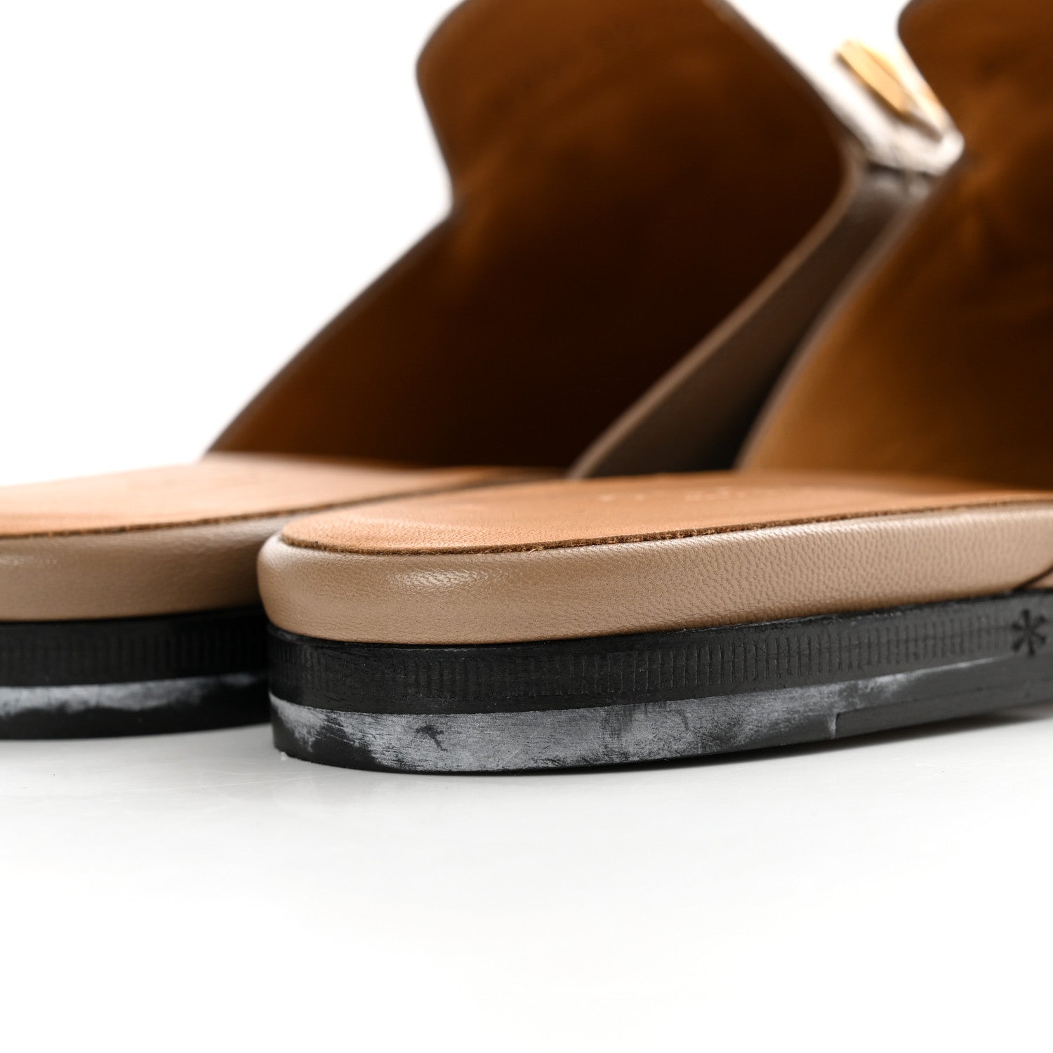 Gucci Malaga Kid Womens Princetown Slippers 38 Mud 11 of 12