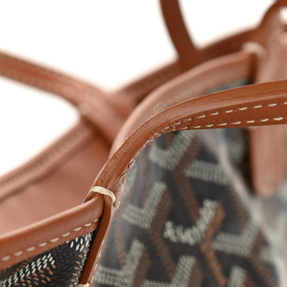 Goyard Goyardine Reversible Mini Anjou Black Gold 9 of 10