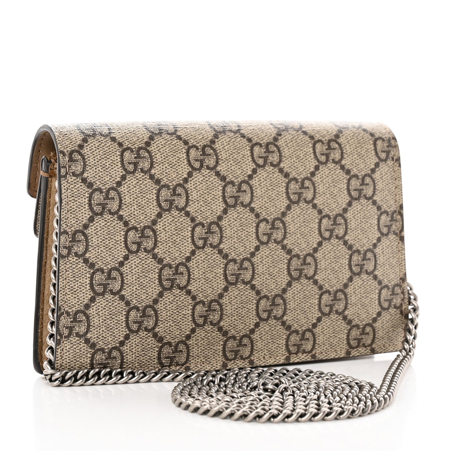 GG Supreme Monogram Super Mini Dionysus Shoulder Bag Taupe