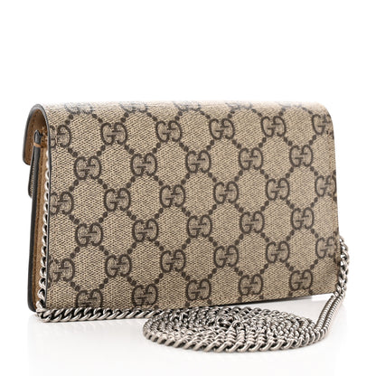 Gucci GG Supreme Monogram Super Mini Dionysus Shoulder Bag Taupe 3 of 13