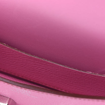 Hermes Epsom Constance Slim Wallet 5P Pink 8 of 15