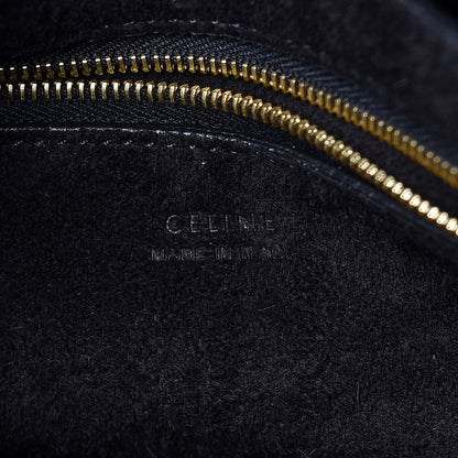 Celine Soft Grained Calfskin Sangle Bucket Bag Black 7 of 7