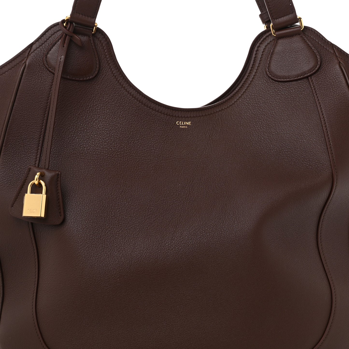 Supple Calfskin Meo Hobo Chestnut