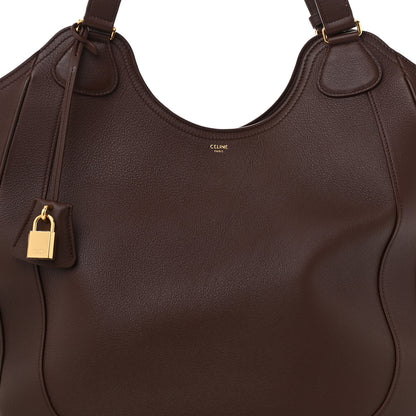 Celine Supple Calfskin Meo Hobo Chestnut 8 of 10