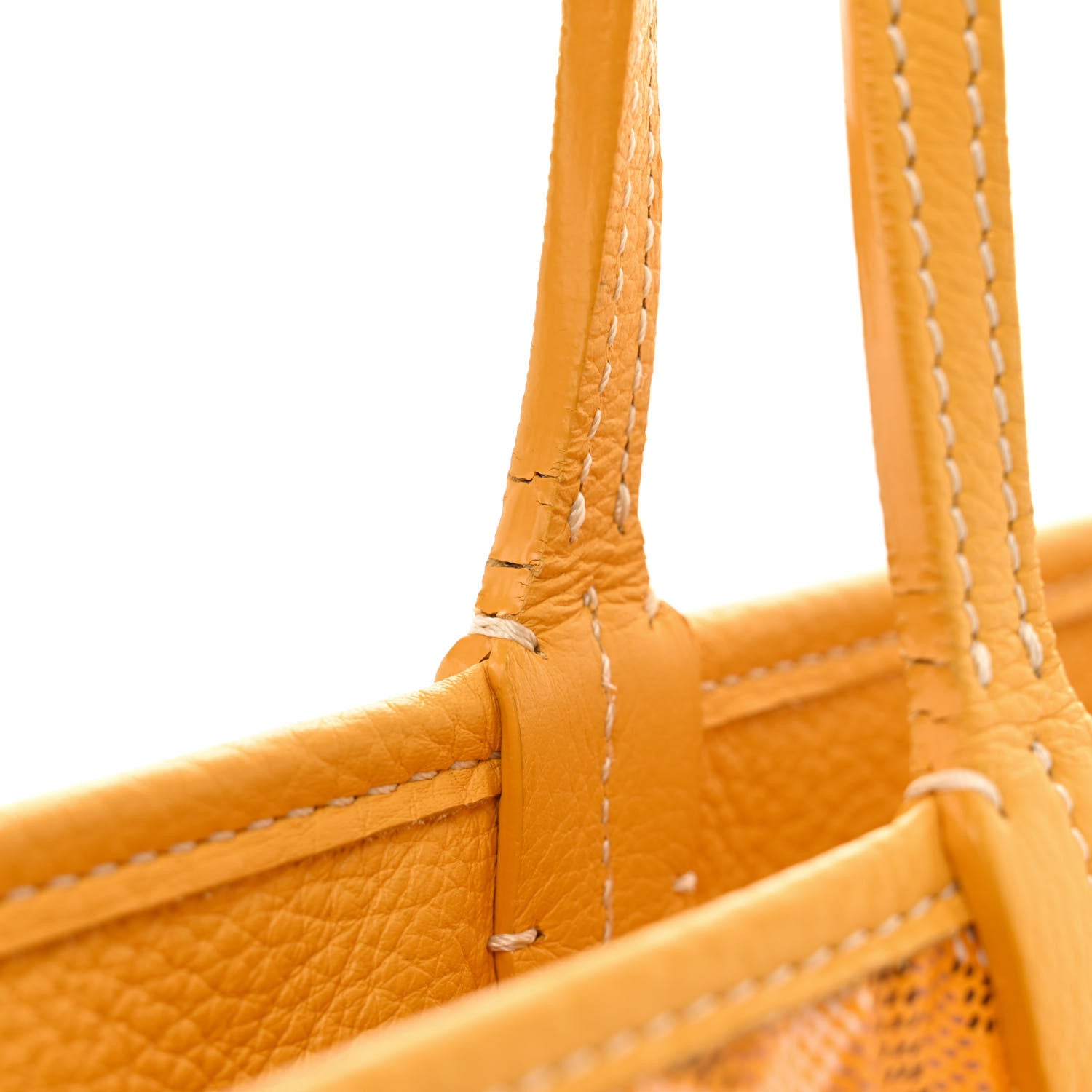 Goyard Goyardine Sac Hardy Pet Carrier PM Yellow 10 of 12