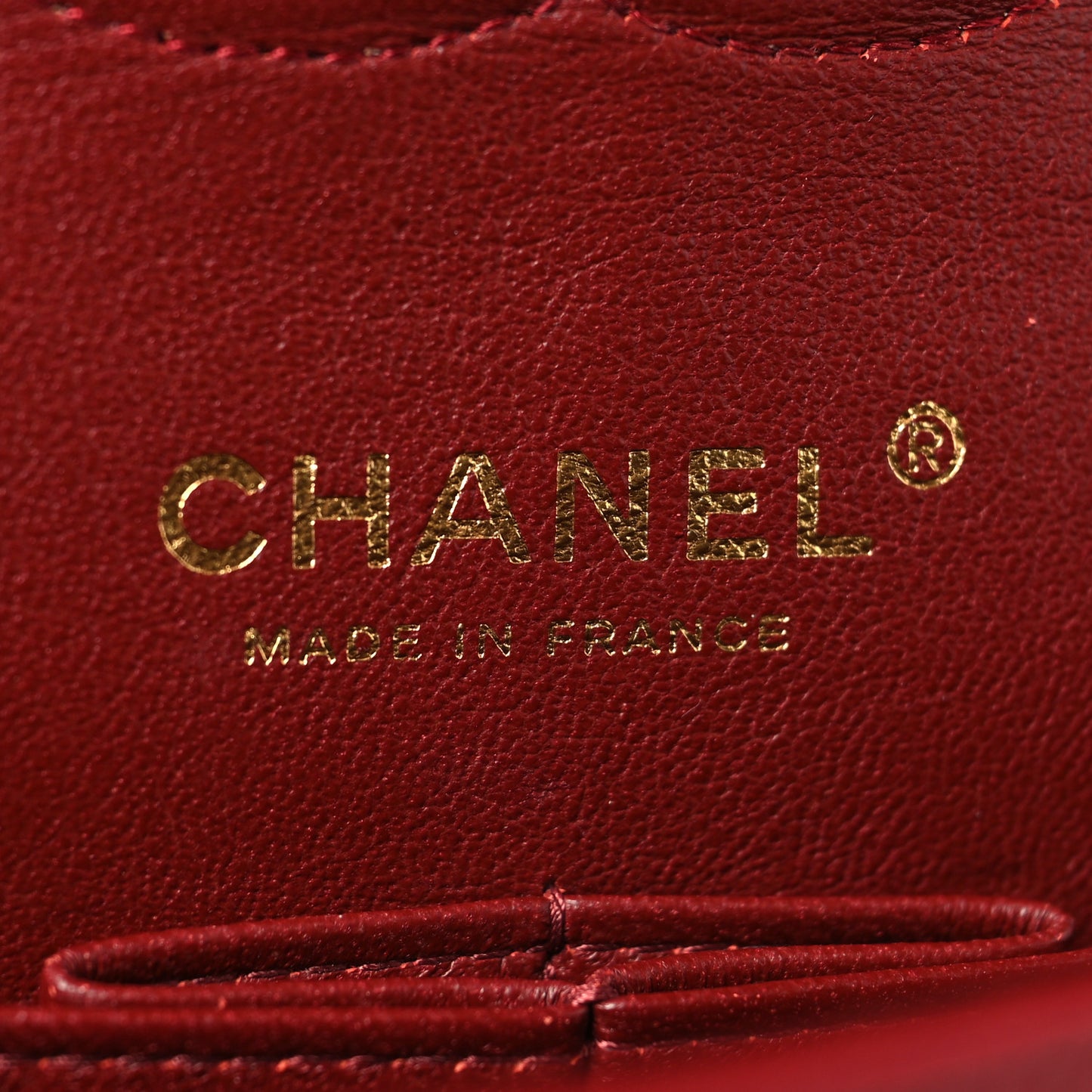 Caviar Quilted Medium Double Flap Red