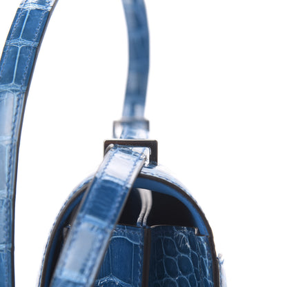 Hermes Shiny Alligator Constance 18 Mykonos 14 of 18