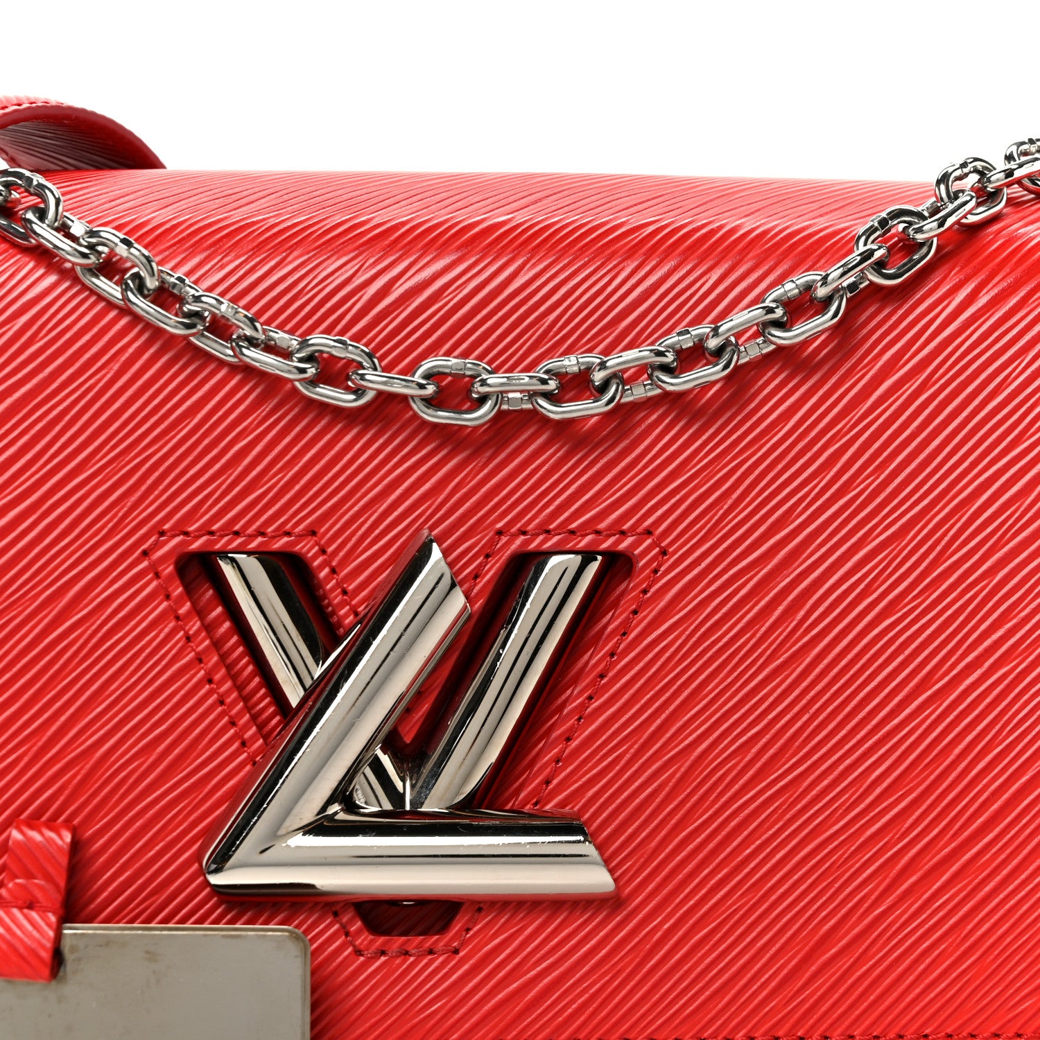 Louis Vuitton Epi Twist Shoulder Bag MM Coquelicot 9 of 11