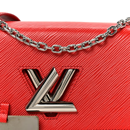Louis Vuitton Epi Twist Shoulder Bag MM Coquelicot 9 of 11