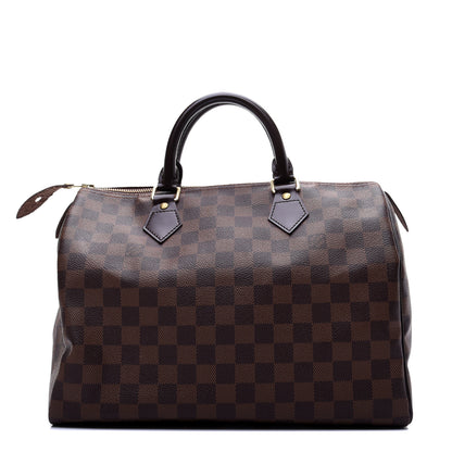 Louis Vuitton Damier Ebene Speedy 30 1 of 11