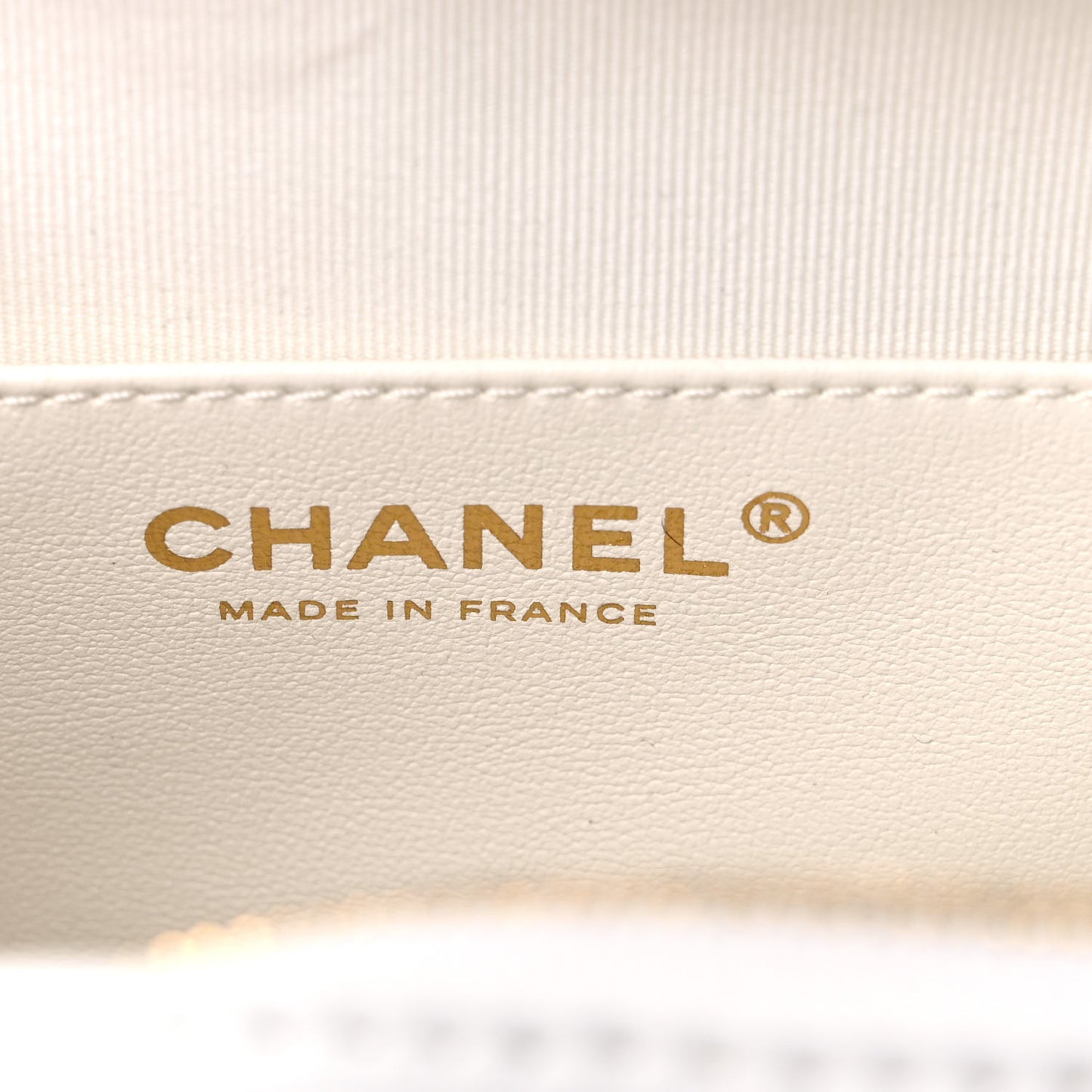 Lambskin Quilted CC In Love Heart Bag White