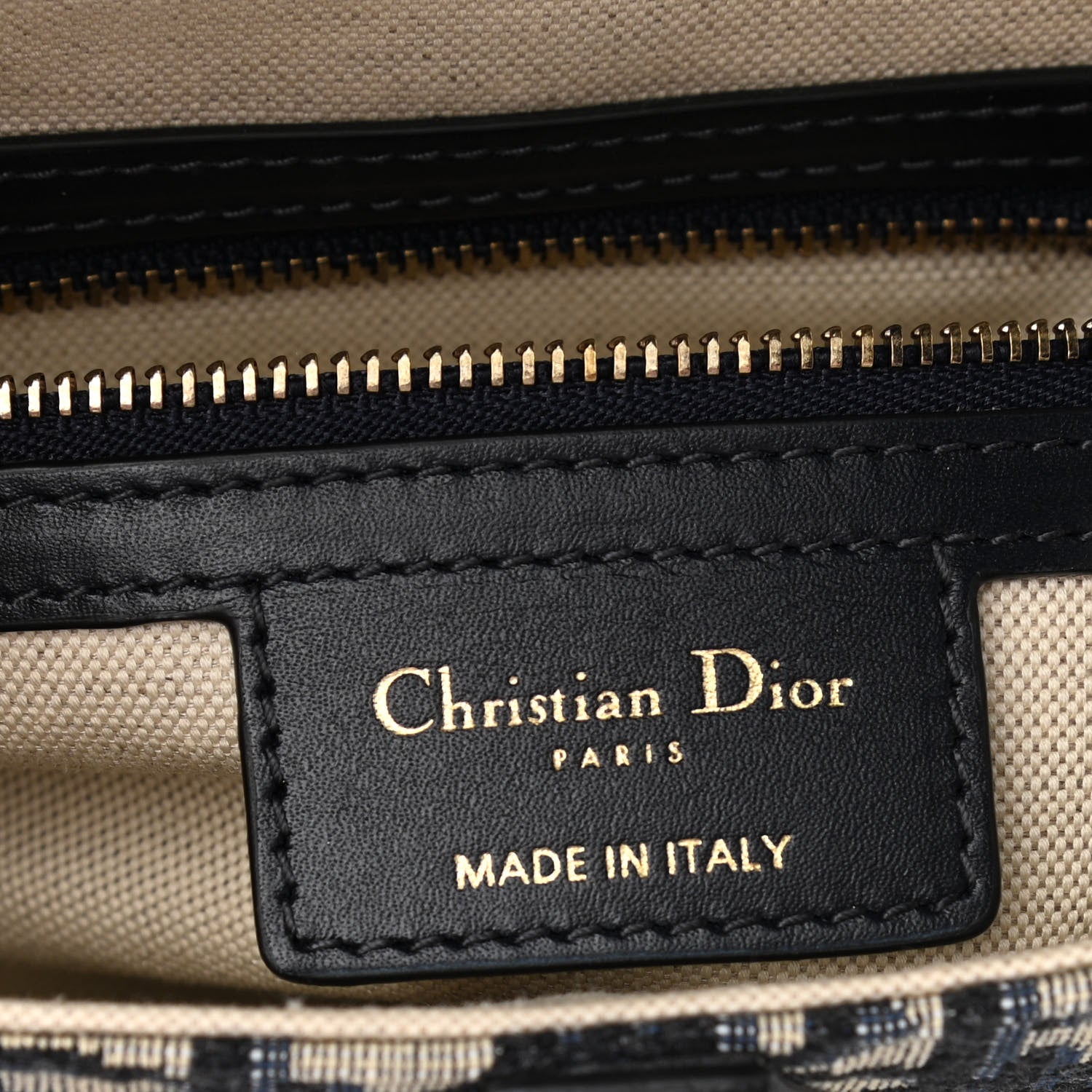 Christian Dior Oblique Saddle Bag Blue 8 of 11