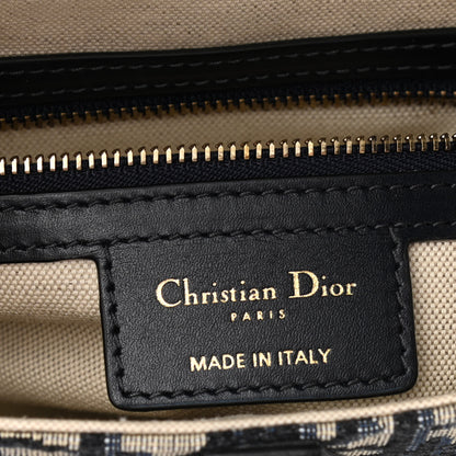 Christian Dior Oblique Saddle Bag Blue 8 of 11