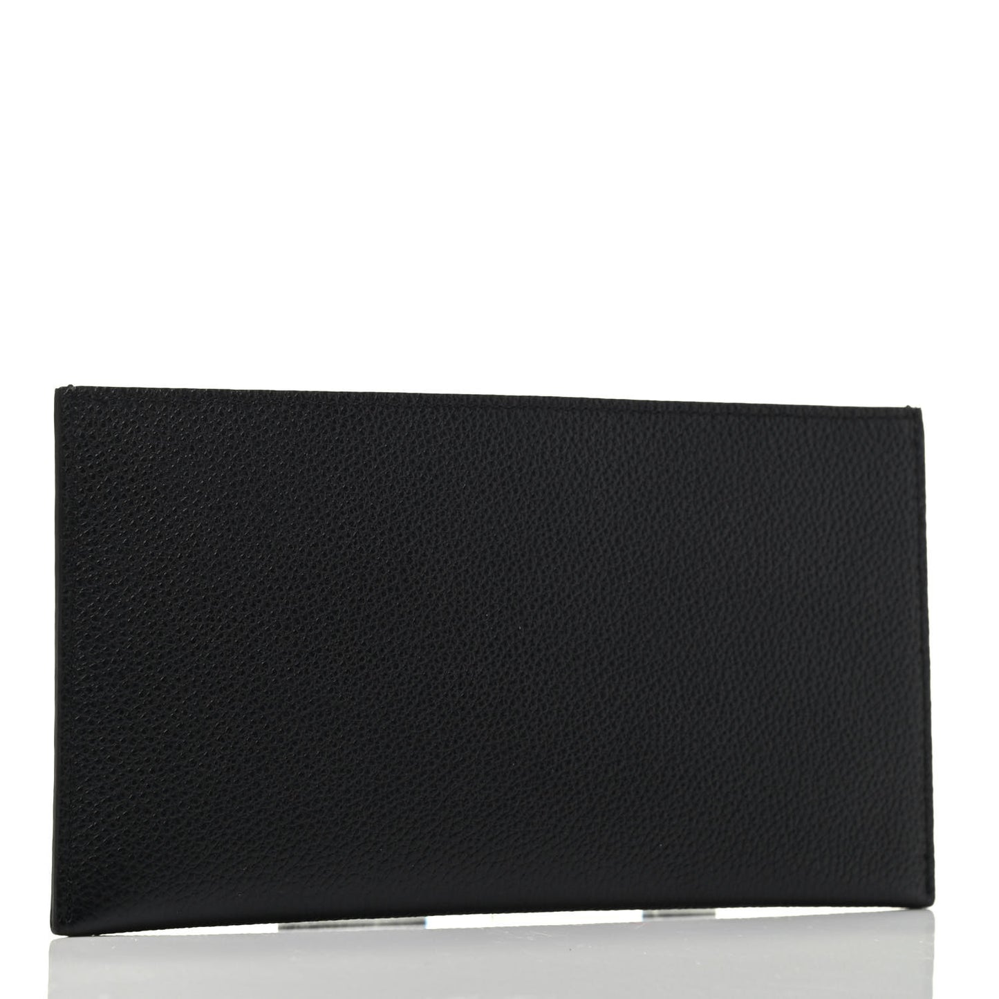Calfskin Felicie Chain Wallet Card Holder Insert Black