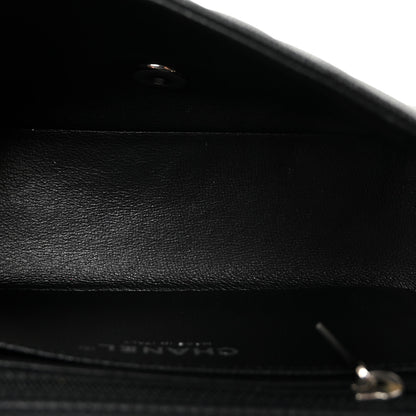 Chanel Caviar Chevron Quilted Mini Rectangular Flap Black 5 of 10