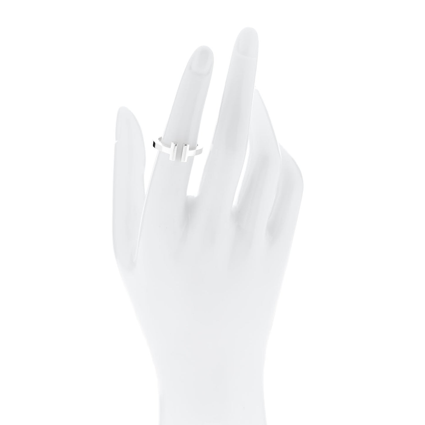 Sterling Silver T Square Ring 52 6