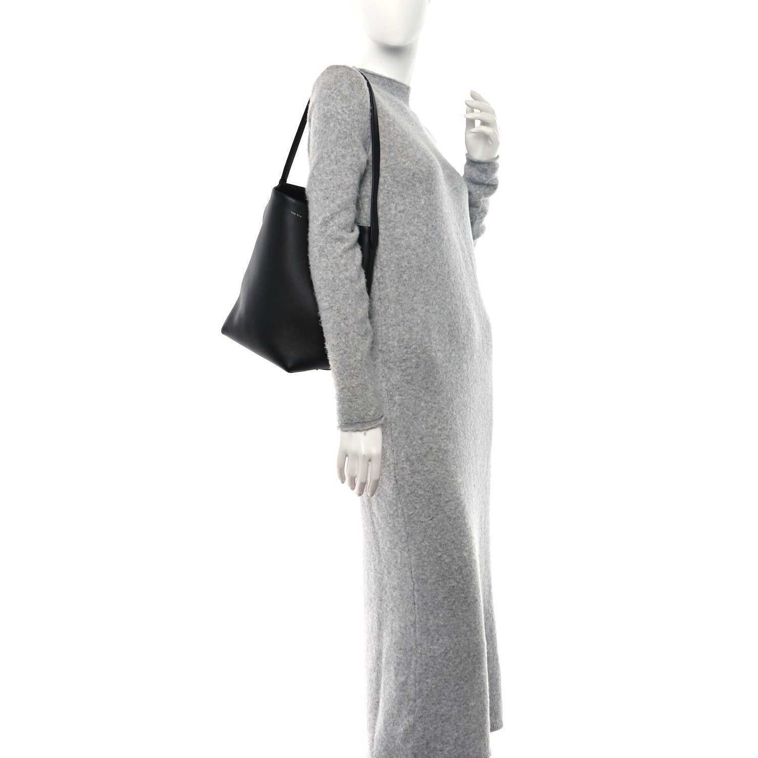 The Row Grained Calfskin Medium N/S Park Tote Black 2 of 9