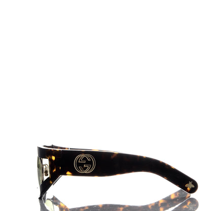 Gucci Oval Sunglasses GG0233S Tortoiseshell Gold 3 of 7