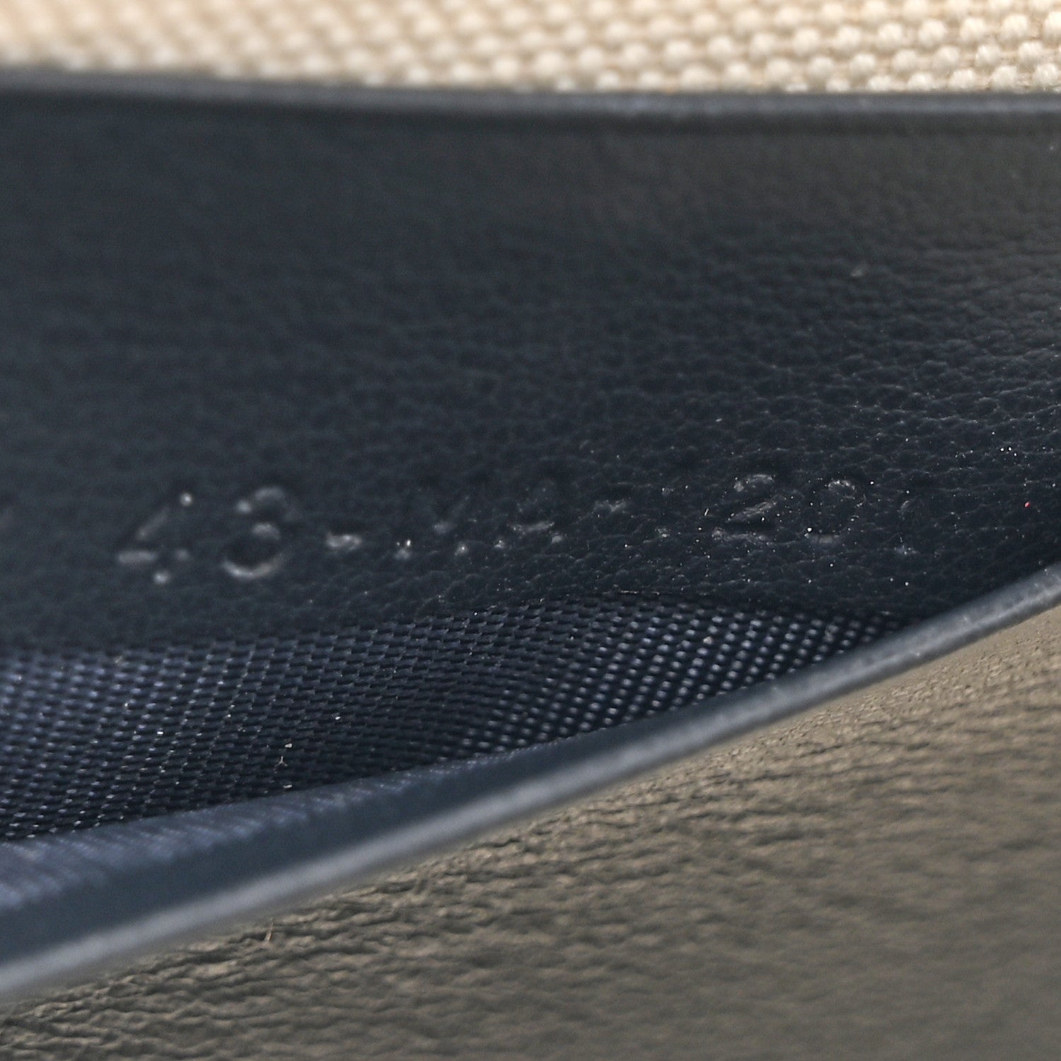 Christian Dior Oblique Double Saddle Pouch Navy Blue 8 of 11