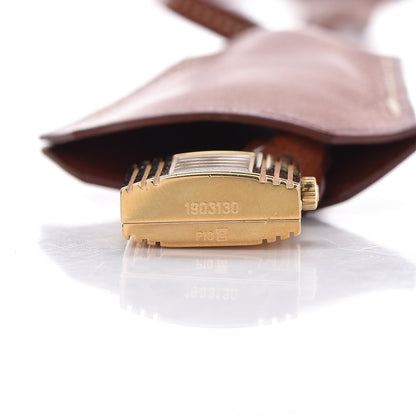 Hermes Natural Barenia Kelly Clochette Necklace Watch Fauve 5 of 5