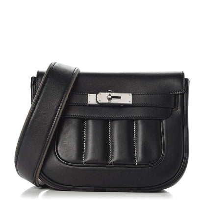 Hermes Veau Swift Mini Sac Berline Black 1 of 8