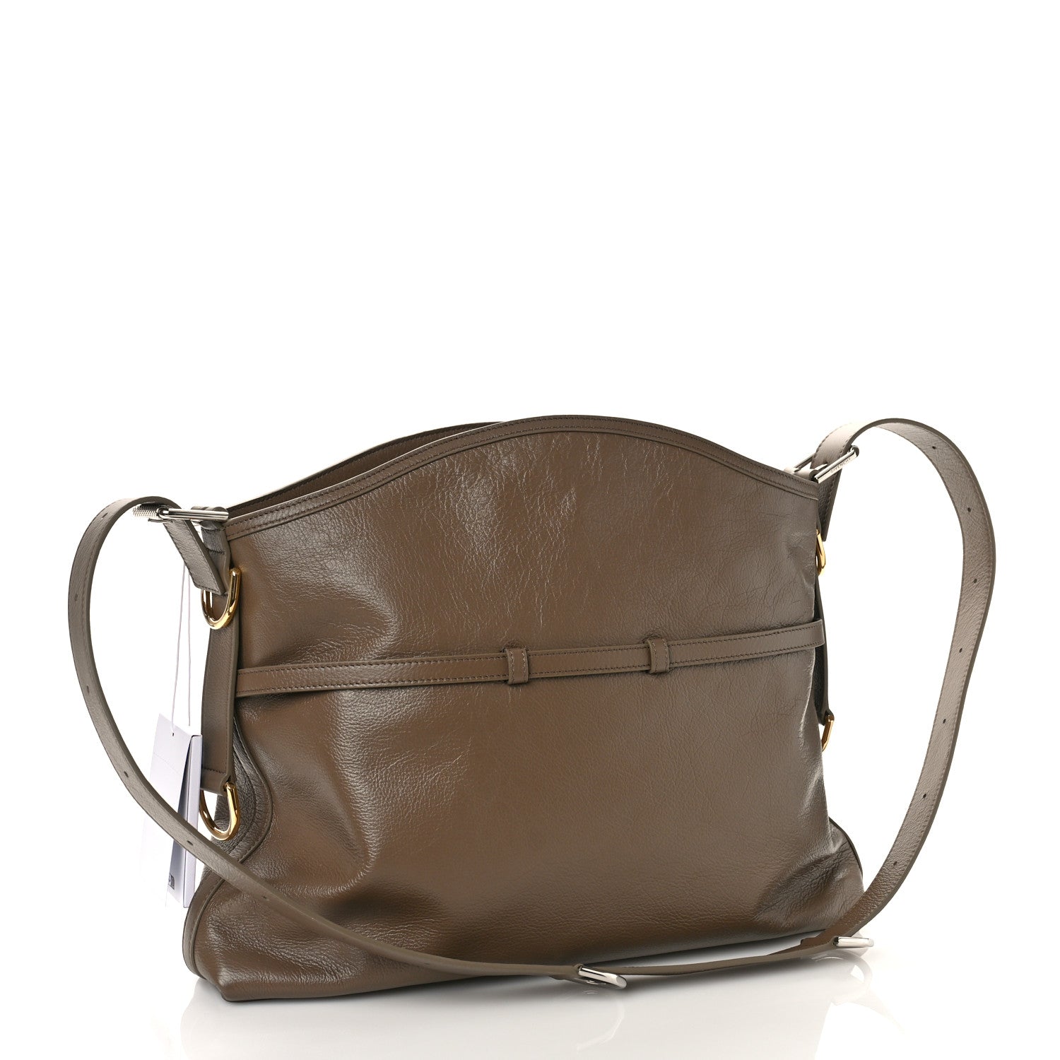 Givenchy Tumbled Calfskin Medium Voyou Bag Taupe 2 of 7
