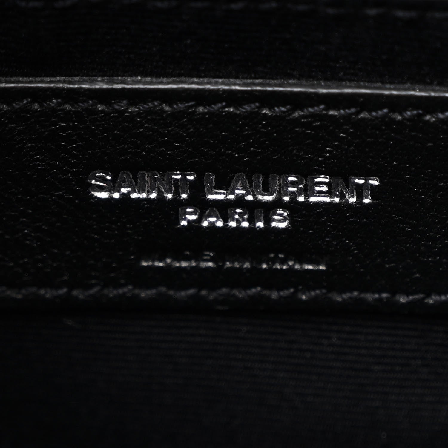 Saint Laurent Calfskin Y Quilted Monogram Medium Loulou Chain Satchel Black 7 of 12