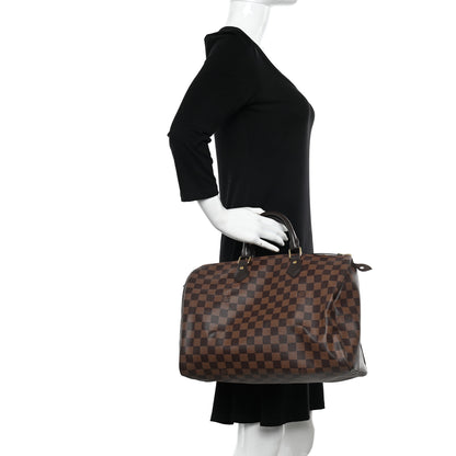 Louis Vuitton Damier Ebene Speedy 35 2 of 10