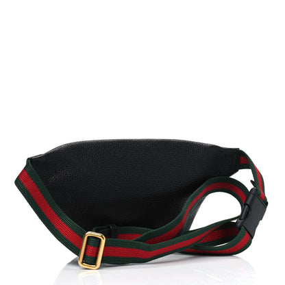 Gucci Grained Calfskin Small Logo Belt Bag Black 2 of 7