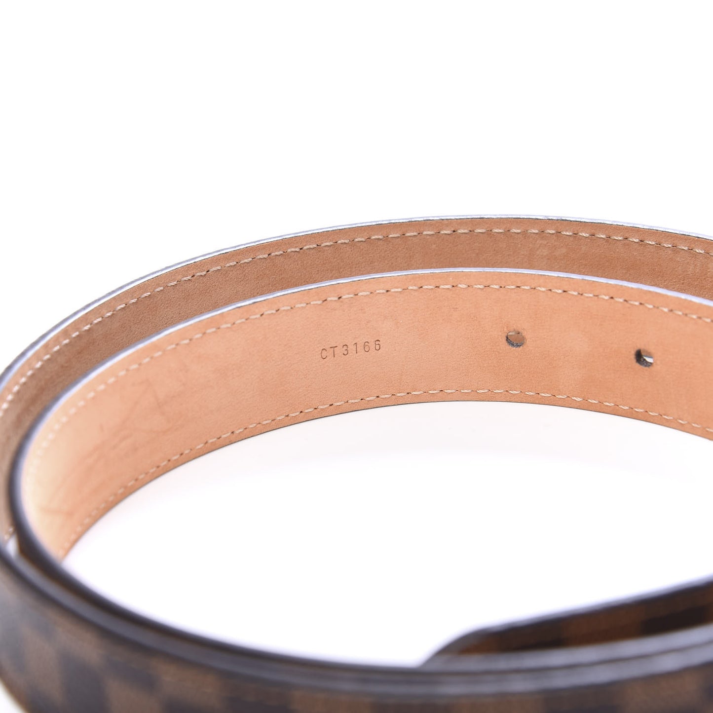 Damier Ebene Mini 25mm Belt 90 36