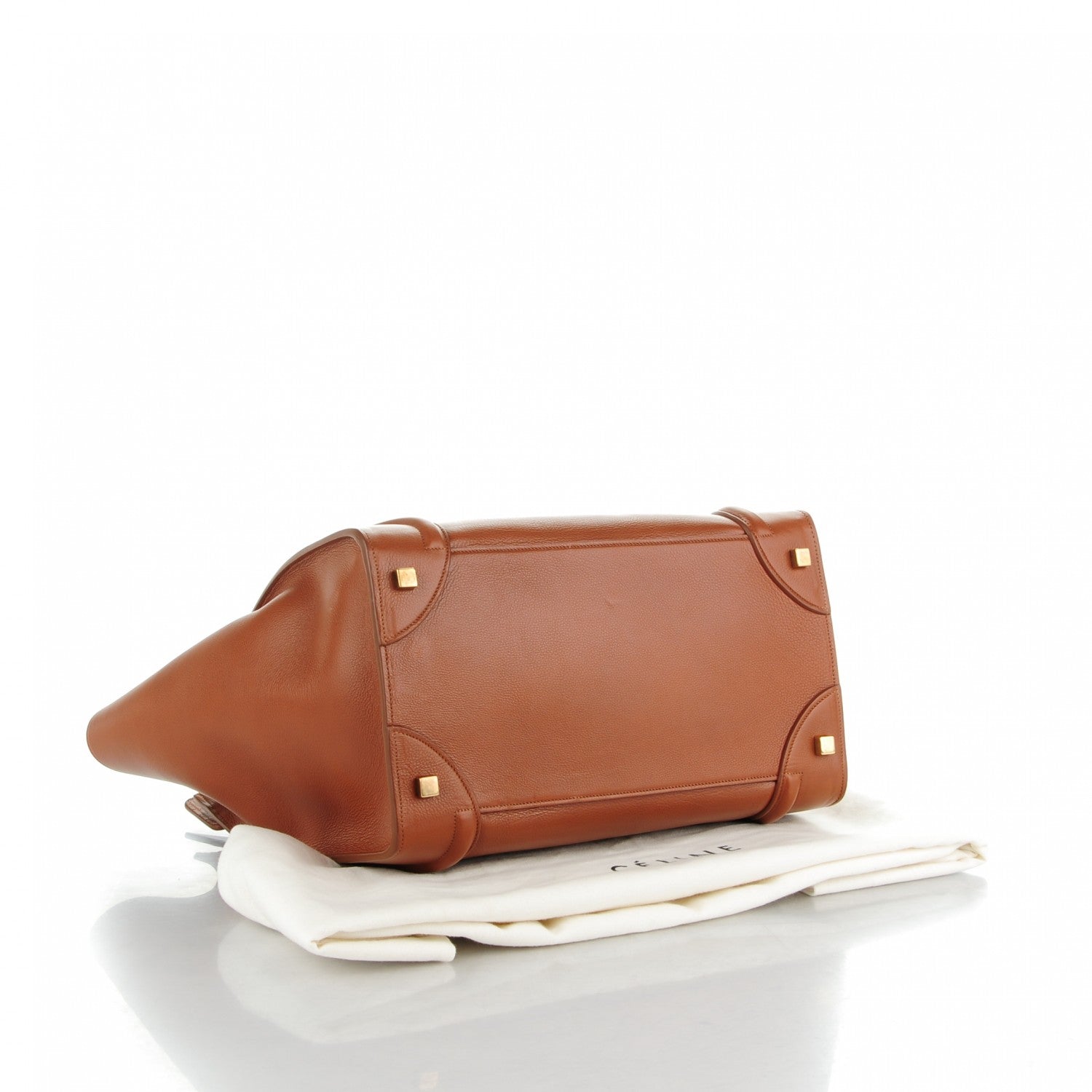 Celine Baby Calfskin Mini Luggage Caramel 4 of 8