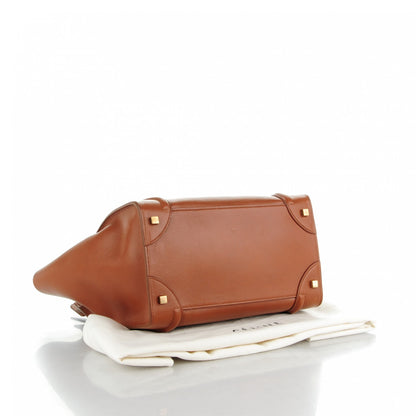 Celine Baby Calfskin Mini Luggage Caramel 4 of 8