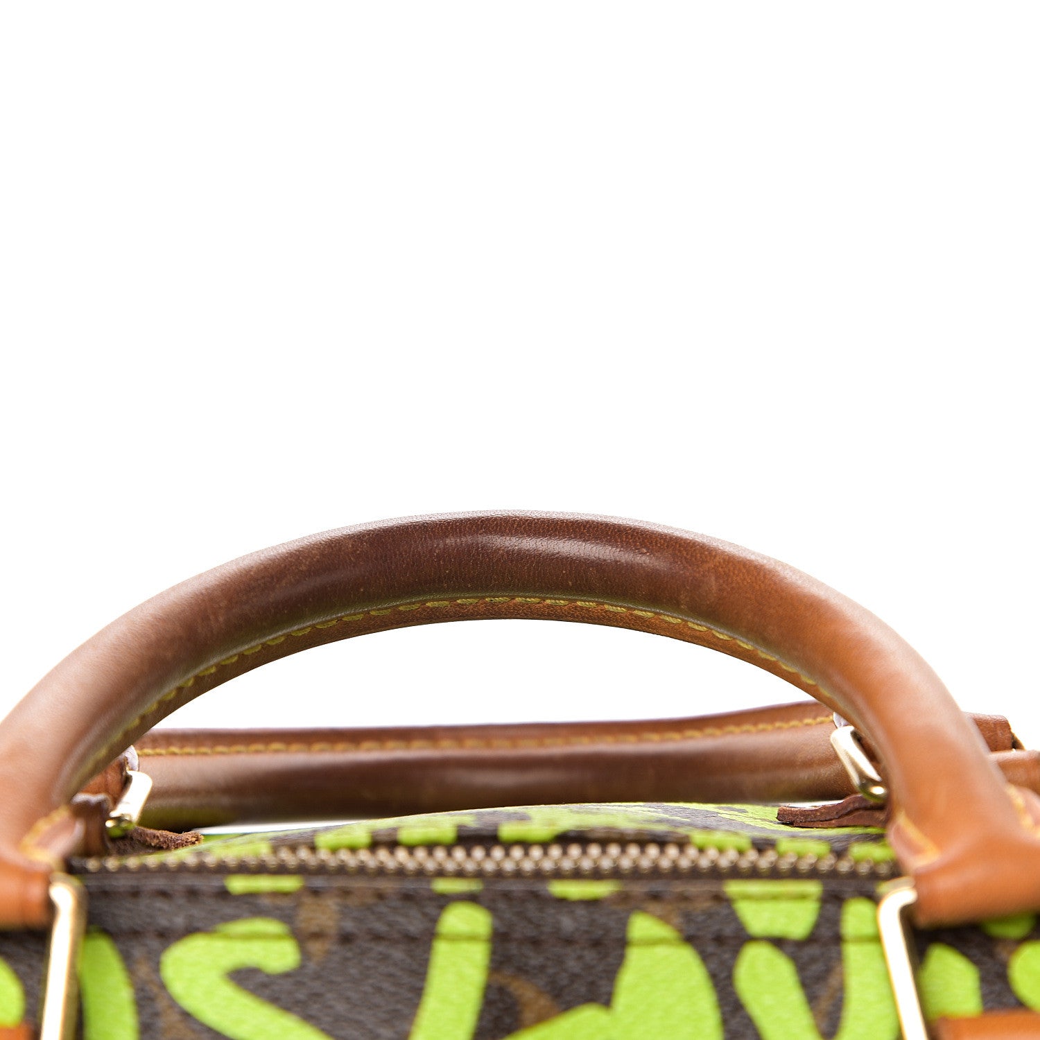 Louis Vuitton Monogram Graffiti Speedy 30 Green 7 of 11
