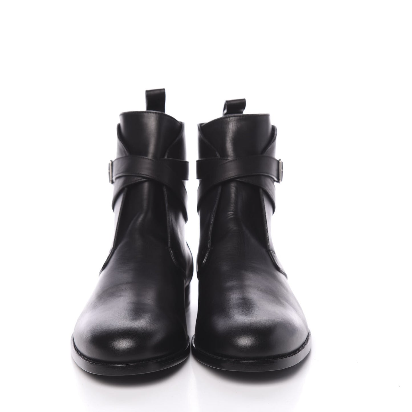 Smooth Jodhpur Calfskin Dare Ankle Boots 43.5 Black