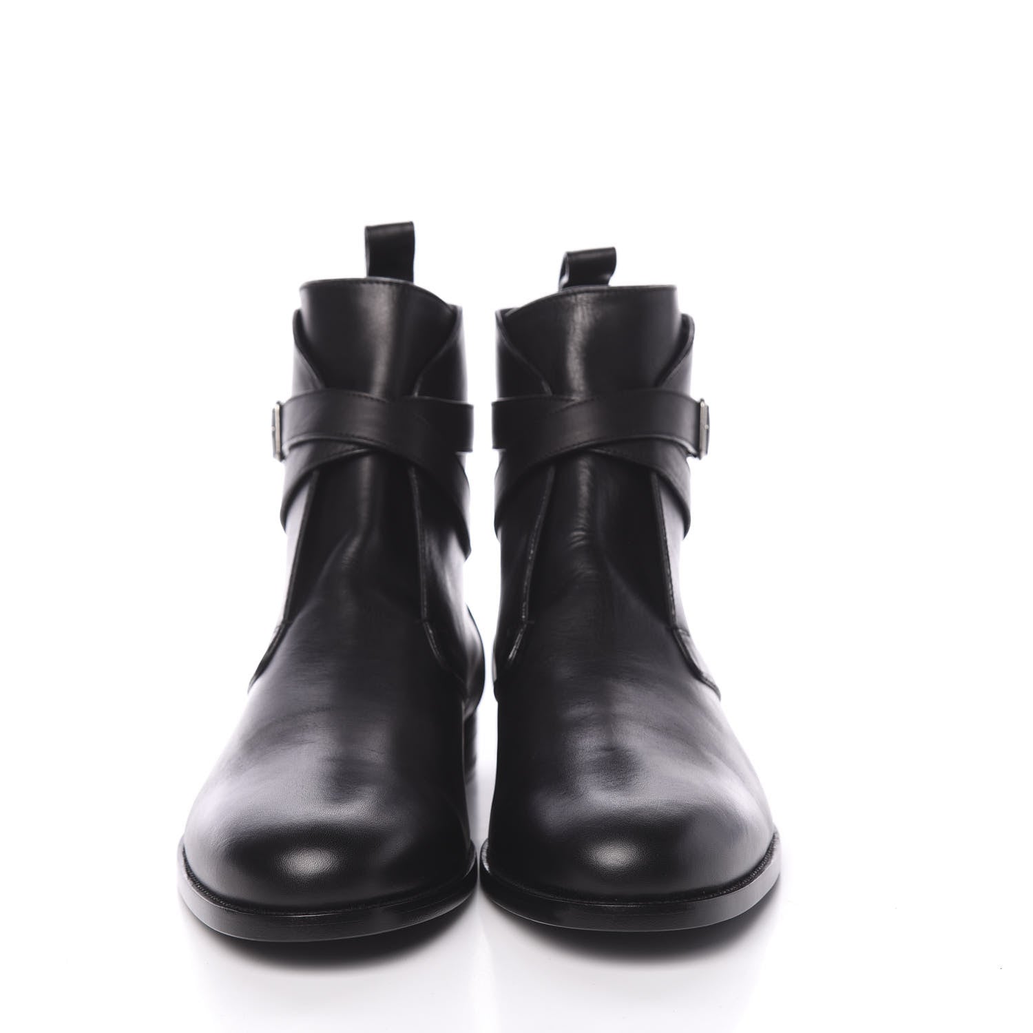 Saint Laurent Smooth Jodhpur Calfskin Dare Ankle Boots 43.5 Black 2 of 10