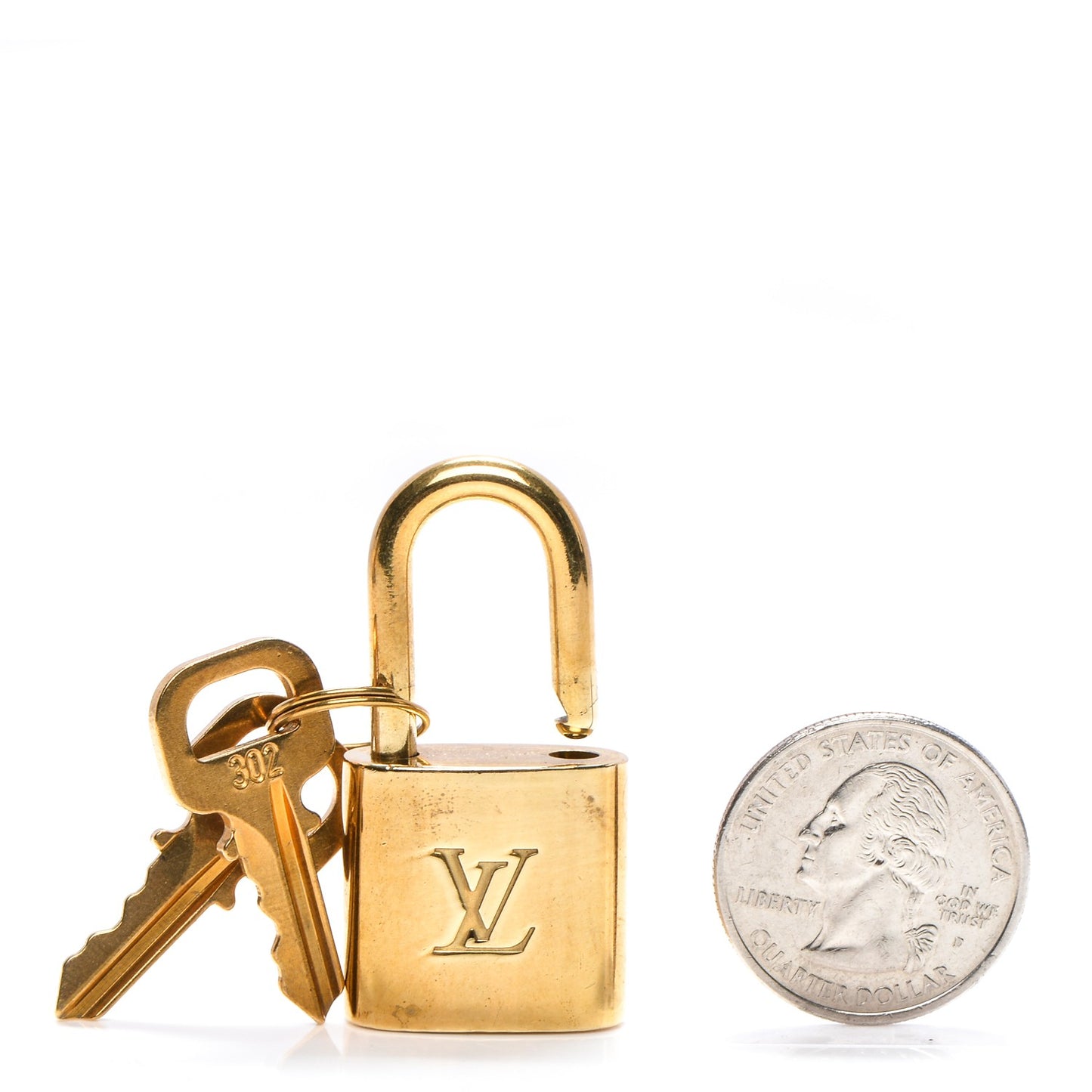 Brass Lock and 2 Keys Set #302