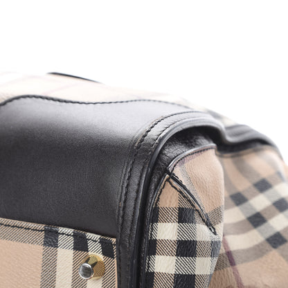 Burberry Haymarket Check Small Gladstone Chocolate 10 of 15