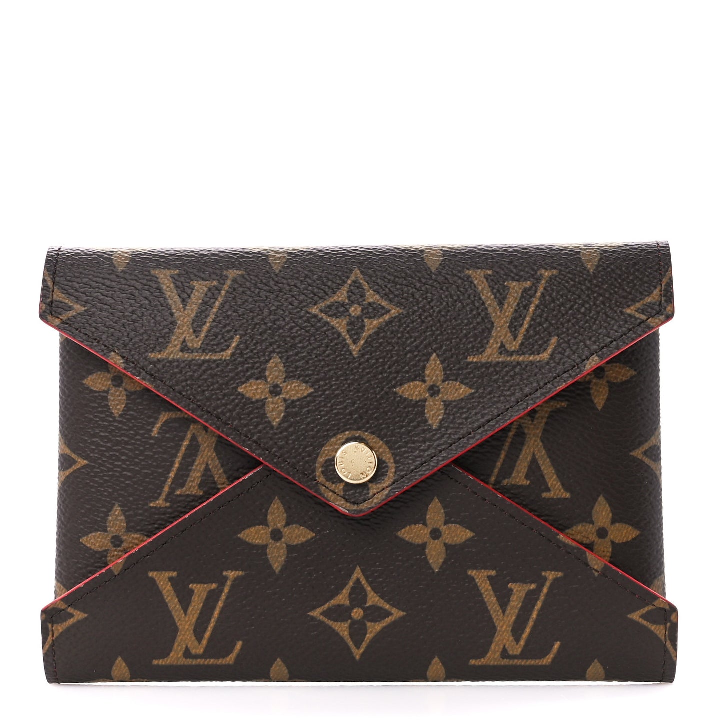 Monogram Medium Kirigami Pochette Insert Coquelicot