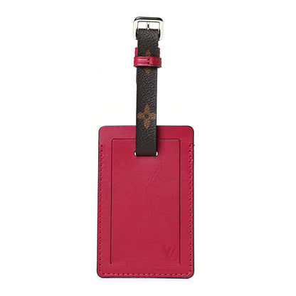 Louis Vuitton Calfskin Monogram Luggage Tag Fuchsia 1 of 4