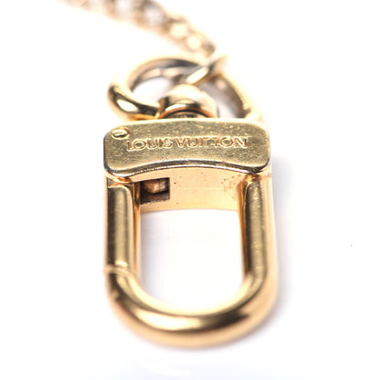 Louis Vuitton Metal Pochette Extender Key Ring Chain Gold 6 of 7