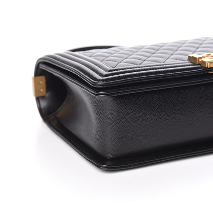 Chanel Caviar Quilted New Medium Boy Flap Black 5 of 11