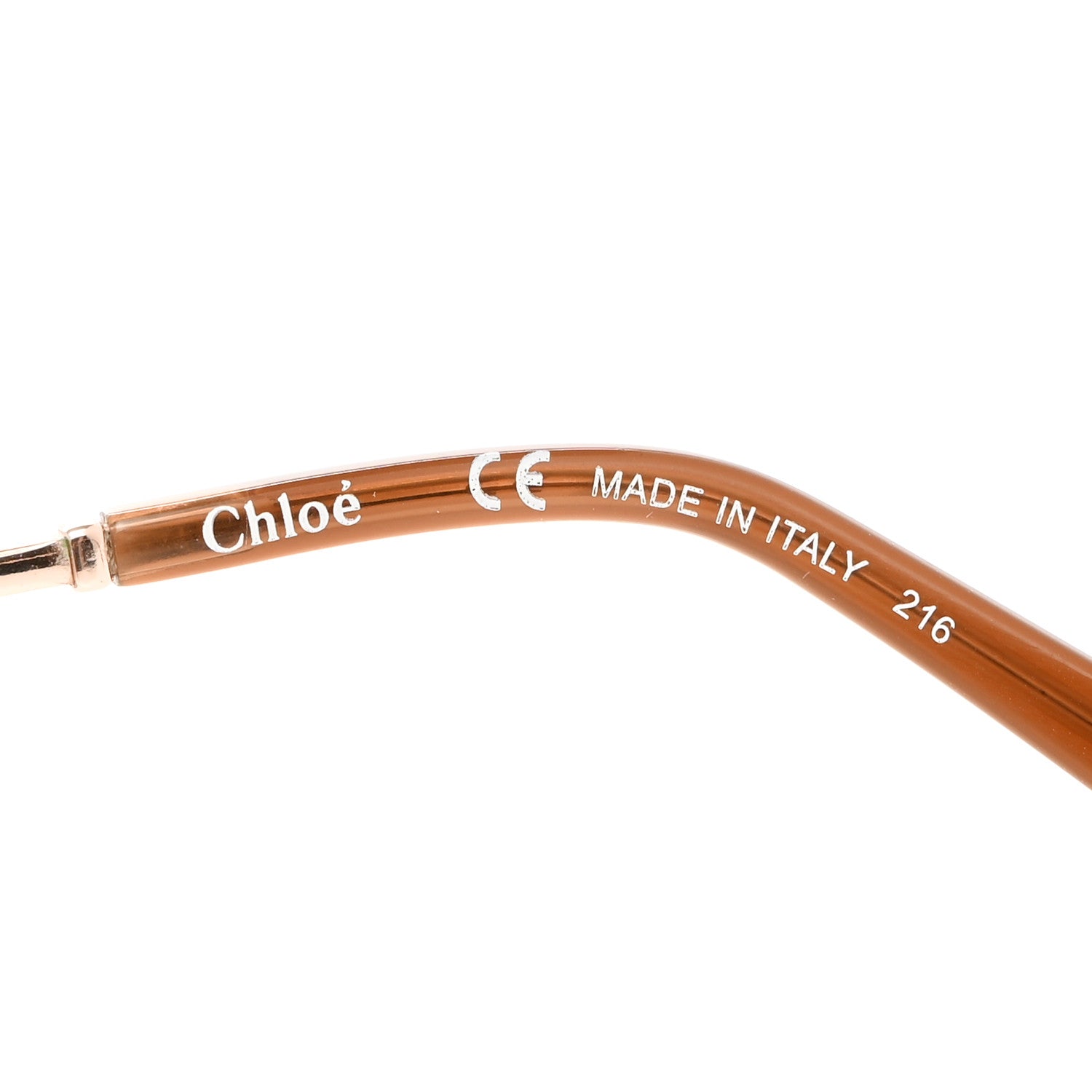 Chloe Oversized Round Carlina Sunglasses CE119S Gold 6 of 7