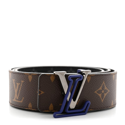 Louis Vuitton Calfskin Monogram Eclipse 40mm LV Line Reversible Belt 95 38 1 of 6