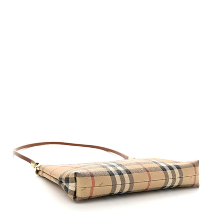 Burberry Haymarket Check Shoulder Bag Tan 4 of 12