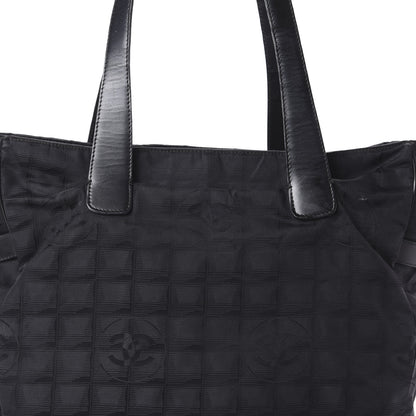 Chanel Nylon Large Travel Tote Black 8 of 10