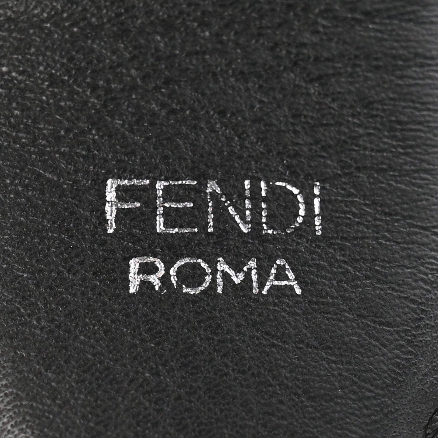 Fendi Vitello Dolce Nappa Patent Flowerland Studded Strap You Black 3 of 3