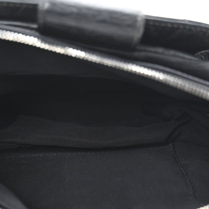Chanel Crumpled Calfskin Quilted Casual Rock Waist Bag Fanny Pack Black 5 of 10